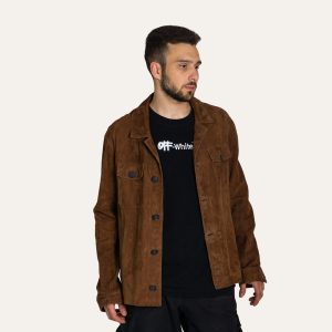 men's leather jacket ART104