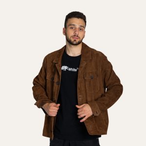 men's leather jacket ART104
